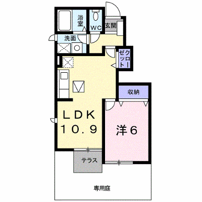 エクセレンス　ヒル　Ｃ 102【管理NO：1-013548201-01020】 ★家具家電は申し込み後に搬入します★ ★2026年10月上旬入居可能★の物件画像