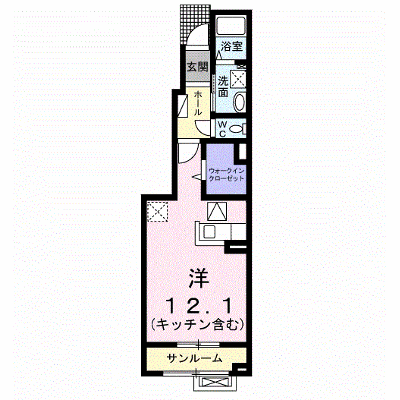タフト 102【管理NO：1-018446301-01020】 ★家具家電は申し込み後に搬入します★の物件画像