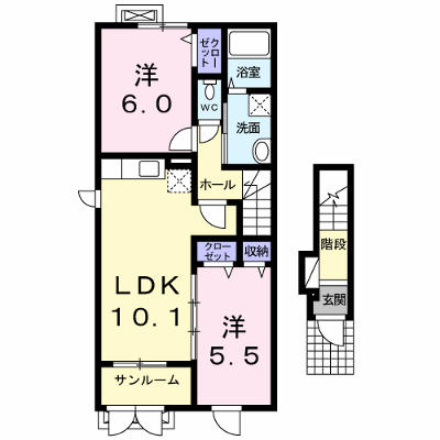 リラリード　Ｂ 201【管理NO：1-016906002-02010】 ★家具家電は申し込み後に搬入します★ ★2026年10月上旬入居可能★の物件画像