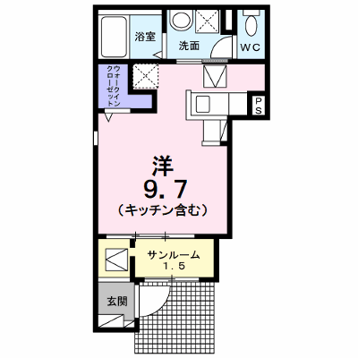 コンフォール　Ｂ 101【管理NO：1-026839702-01010】 ★家具家電は申し込み後に搬入します★の物件画像