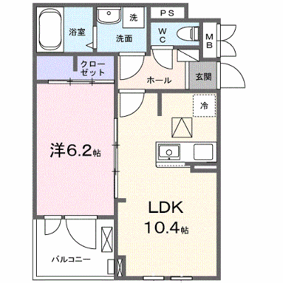 フロレスタ湘南Ⅱ 101【管理NO：1-027607802-01010】 ★家具家電は申し込み後に搬入します★ ★2026年09月上旬入居可能★の物件画像