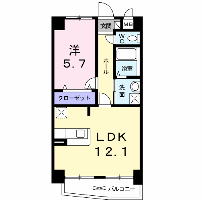 アルカンシエル 403【管理NO：1-013323801-04030】 ★家具家電は申し込み後に搬入します★の物件画像