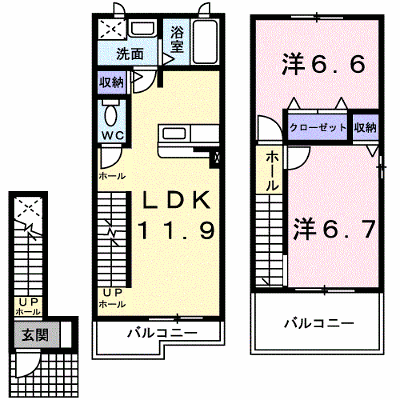 サンパティーク 207【管理NO：1-011273301-02060】 ★家具家電は申し込み後に搬入します★ ★2026年10月中旬入居可能★の物件画像