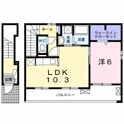 ラ・ルーチェⅡ 203【管理NO：1-026487502-02030】 ★家具家電は申し込み後に搬入します★ ★2026年10月中旬入居可能★の物件画像
