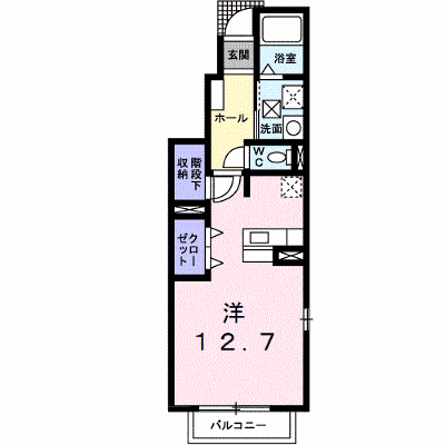 ピーチハウス 101【管理NO：1-012570401-01010】 ★家具家電は申し込み後に搬入します★の物件画像
