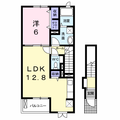 グランツ今伊勢 202【管理NO：1-018598801-02020】 ★家具家電は申し込み後に搬入します★ ★2026年10月上旬入居可能★の物件画像