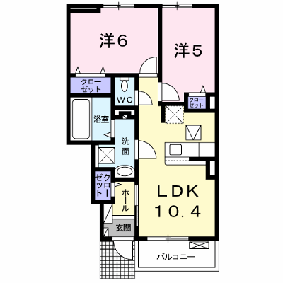 アンジュ　ハウス　Ⅱ 105【管理NO：1-025713101-01040】 ★家具家電は申し込み後に搬入します★ ★2026年10月上旬入居可能★の物件画像