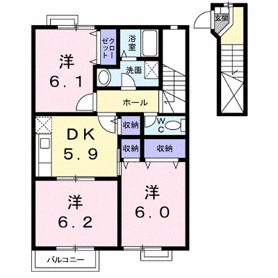 アヴニール　Ｃ棟 202【管理NO：1-010128603-02020】 ★家具家電は申し込み後に搬入します★ ★2026年10月上旬入居可能★の物件画像