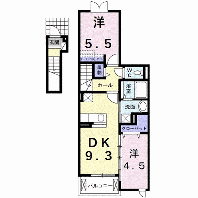 ヒル　クライム 202【管理NO：1-019520401-02020】 ★家具家電は申し込み後に搬入します★ ★2026年09月上旬入居可能★の物件画像