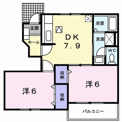 タウン樹Ｂ 102【管理NO：1-011669002-01020】 ★家具家電は申し込み後に搬入します★ ★2026年10月上旬入居可能★の物件画像
