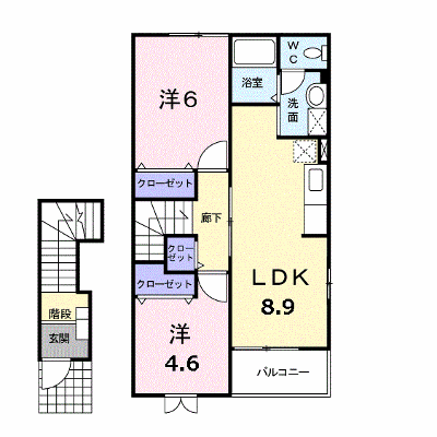 サンライト藤 203【管理NO：1-011608901-02030】 ★家具家電は申し込み後に搬入します★ ★2026年09月下旬入居可能★の物件画像