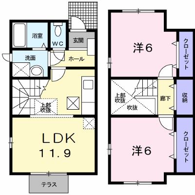 ファミ－ルしおたＢ 103【管理NO：1-011780302-01030】 ★家具家電は申し込み後に搬入します★ ★2026年10月上旬入居可能★の物件画像