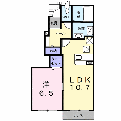 メゾン井上 101【管理NO：1-014045201-01010】 ★家具家電は申し込み後に搬入します★の物件画像