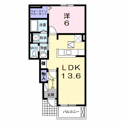 ベル　アンジュ 102【管理NO：1-018837701-01020】 ★家具家電は申し込み後に搬入します★の物件画像