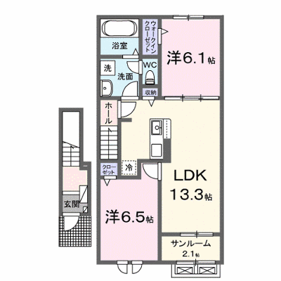 プロローグ新旭 203【管理NO：1-026833301-02030】 ★家具家電は申し込み後に搬入します★ ★2026年10月中旬入居可能★の物件画像