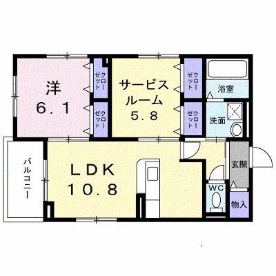 ＫＢ．メゾングレイス 202【管理NO：1-025256001-02020】 ★家具家電は申し込み後に搬入します★ ★2026年10月上旬入居可能★の物件画像