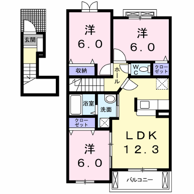 フェリス・ユー　Ⅲ 201【管理NO：1-018180203-02010】 ★家具家電は申し込み後に搬入します★ ★2026年09月中旬入居可能★の物件画像
