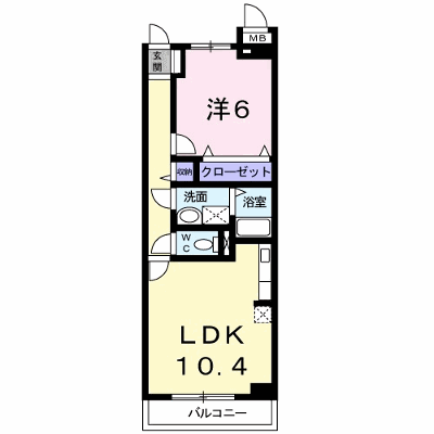 メゾン・ド・リズ 203【管理NO：1-016742401-02030】 ★家具家電は申し込み後に搬入します★の物件画像