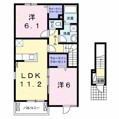 カテュルスフェリスⅠ 201【管理NO：1-022592101-02010】 ★家具家電は申し込み後に搬入します★ ★2026年10月中旬入居可能★の物件画像