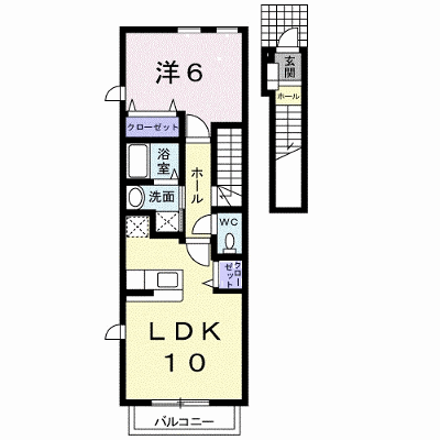 グリーン　ビラ　Ａ 202【管理NO：1-015534601-02020】 ★家具家電は申し込み後に搬入します★ ★2026年10月中旬入居可能★の物件画像
