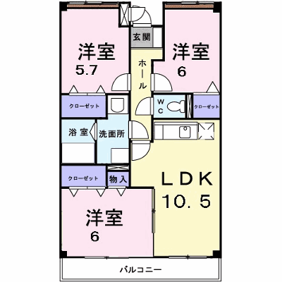 ＳＫＹ　ＭＡＮＳＩＯＮ 402【管理NO：1-010097601-04020】 ★家具家電は申し込み後に搬入します★の物件画像