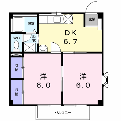 イースト　ハイツ 201【管理NO：1-006763501-02010】 ★家具家電は申し込み後に搬入します★の物件画像