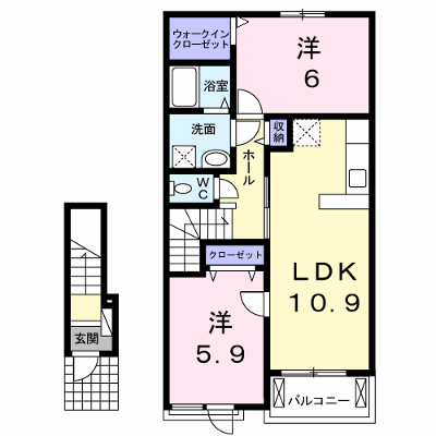 ステラ・フェリーチェ 203【管理NO：1-022399901-02030】 ★家具家電は申し込み後に搬入します★の物件画像