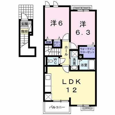 フレイム　雪 204【管理NO：1-018161403-02040】 ★家具家電は申し込み後に搬入します★ ★2026年10月上旬入居可能★の物件画像