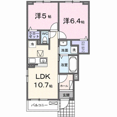 メゾン・セレニテ　Ｂ 101【管理NO：1-027636602-01010】 ★家具家電は申し込み後に搬入します★ ★2027年04月上旬入居可能★の物件画像