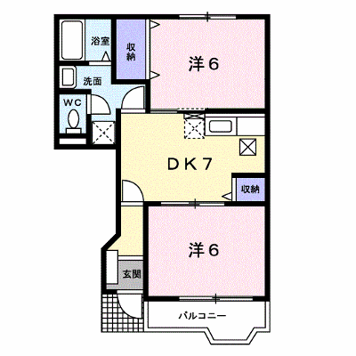 スクエアルート２００１ 102【管理NO：1-010601001-01020】 ★家具家電は申し込み後に搬入します★ ★2026年10月中旬入居可能★の物件画像