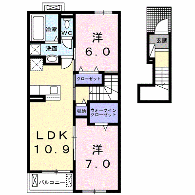 メレルカンＢ 203【管理NO：1-026604802-02030】 ★家具家電は申し込み後に搬入します★ ★2026年10月上旬入居可能★の物件画像