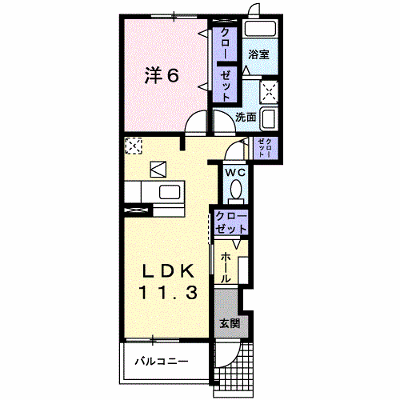 うらら１番館 103【管理NO：1-017560301-01030】 ★家具家電は申し込み後に搬入します★ ★2026年10月上旬入居可能★の物件画像