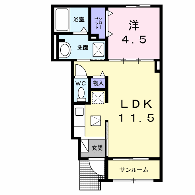 ＤＫ．トイロ 104【管理NO：1-027884601-01040】 ★家具家電は申し込み後に搬入します★ ★2026年10月上旬入居可能★の物件画像