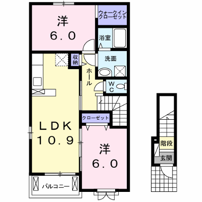 チェリーガーデン 201【管理NO：1-020276501-02010】 ★家具家電は申し込み後に搬入します★ ★2026年10月中旬入居可能★の物件画像