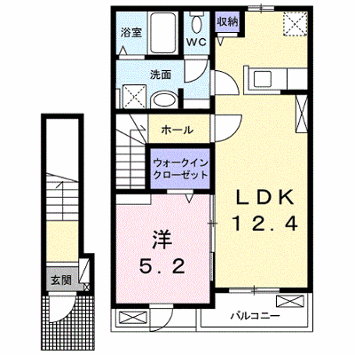 エスペランサ田代 205【管理NO：1-027920301-02050】 ★家具家電は申し込み後に搬入します★ ★2026年10月上旬入居可能★の物件画像