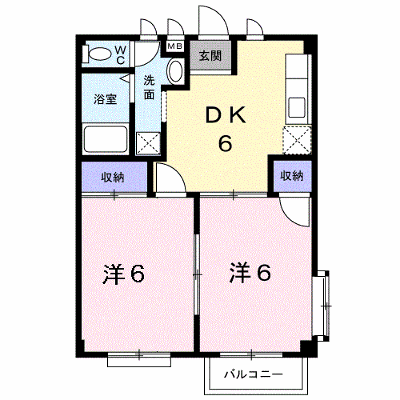 ハイツ山下 201【管理NO：1-005009401-02010】 ★家具家電は申し込み後に搬入します★ ★2026年10月中旬入居可能★の物件画像