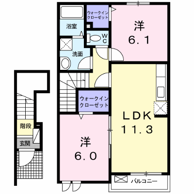 サザン・ガーデン「さくら」Ａ 202【管理NO：1-016109801-02020】 ★家具家電は申し込み後に搬入します★ ★2026年10月中旬入居可能★の物件画像