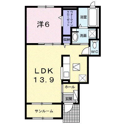 ベルフルール 102【管理NO：1-025069301-01020】 ★家具家電は申し込み後に搬入します★ ★2026年10月上旬入居可能★の物件画像