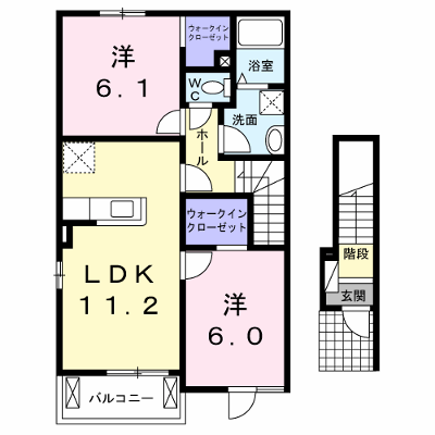 ヴァンヴェ－ル吉野Ⅱ 201【管理NO：1-020213202-02010】 ★家具家電は申し込み後に搬入します★ ★2026年10月中旬入居可能★の物件画像