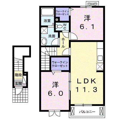 さくら 204【管理NO：1-016778102-02040】 ★家具家電は申し込み後に搬入します★ ★2026年10月上旬入居可能★の物件画像