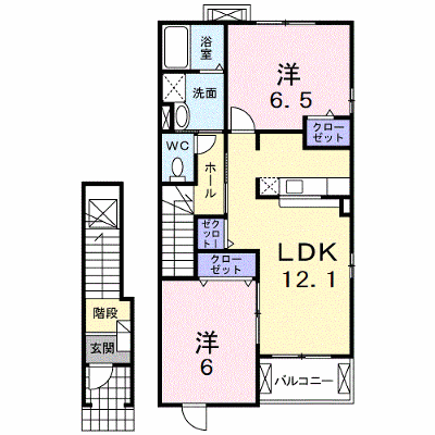 メゾン・ジェルメⅡ 204【管理NO：1-015804502-02040】 ★家具家電は申し込み後に搬入します★の物件画像