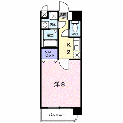 グラン・ビュ－高麗 402【管理NO：1-012906401-04020】 ★家具家電は申し込み後に搬入します★ ★2026年10月中旬入居可能★の物件画像