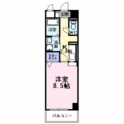 アーバンツァ 605【管理NO：1-016015601-06040】 ★家具家電は申し込み後に搬入します★の物件画像