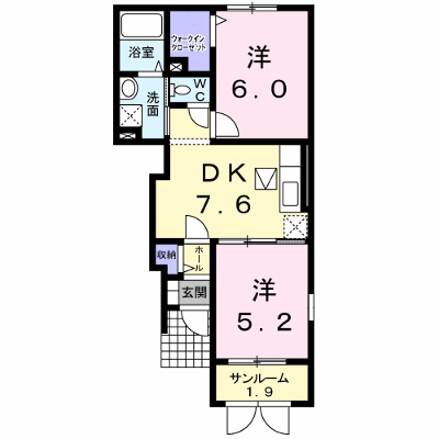 夢ハイツマツダⅠ 104【管理NO：1-015115001-01040】 ★家具家電は申し込み後に搬入します★ ★2026年10月上旬入居可能★の物件画像