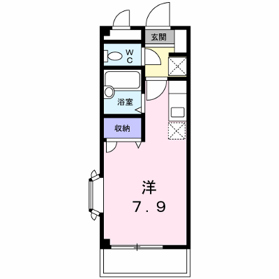 エスペランス 208【管理NO：1-099230101-02080】 ★家具家電は申し込み後に搬入します★ ★2026年10月上旬入居可能★の物件画像