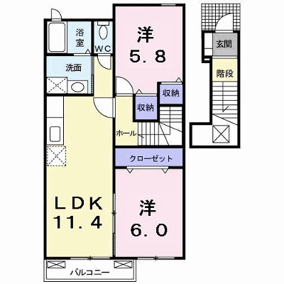 ビッグ　シャトーＢ 204【管理NO：1-015204702-02040】 ★家具家電は申し込み後に搬入します★の物件画像