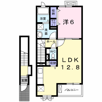 ダンデライオン　弐番館 204【管理NO：1-020188402-02040】 ★家具家電は申し込み後に搬入します★ ★2026年10月中旬入居可能★の物件画像