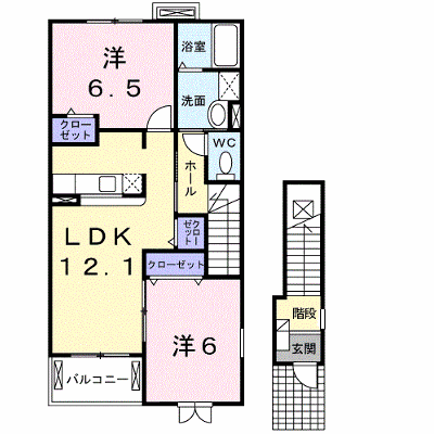 エレヴァ―トピアＤ 203【管理NO：1-015461902-02030】 ★家具家電は申し込み後に搬入します★の物件画像