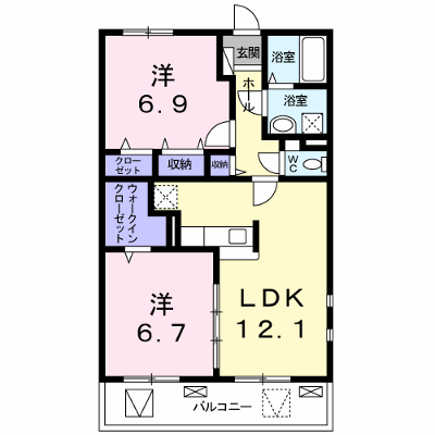 クレメント　Ｂ 201【管理NO：1-017386302-02010】 ★家具家電は申し込み後に搬入します★の物件画像