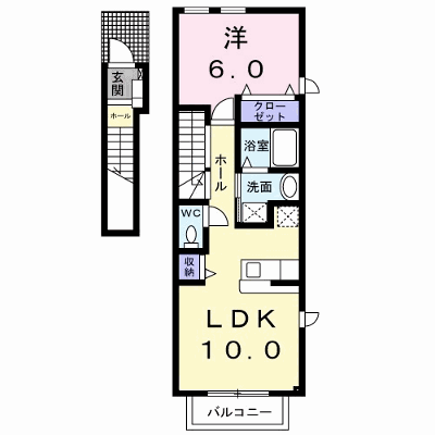 ソレイユ・Ｆ 201【管理NO：1-011531601-02010】 ★家具家電は申し込み後に搬入します★ ★2026年11月中旬入居可能★の物件画像